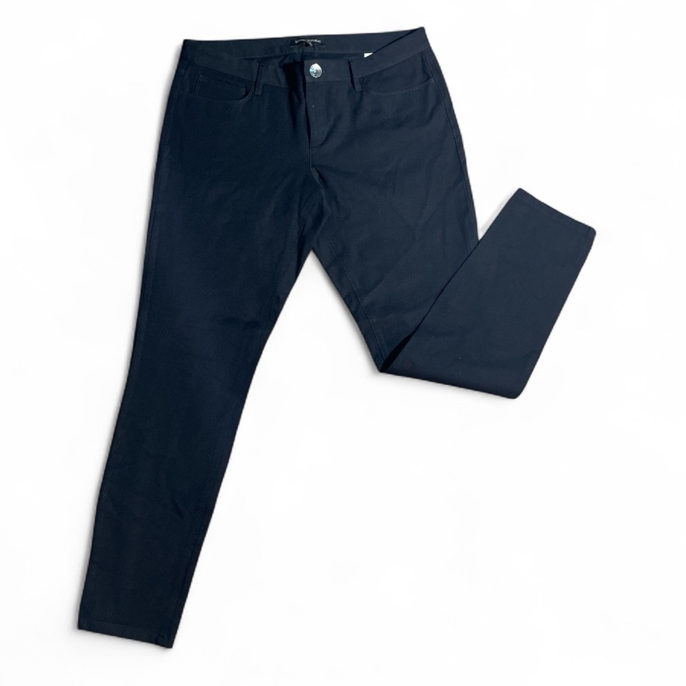 V2- Banana Republic Sloan Womens 8  Classic Black Trousers